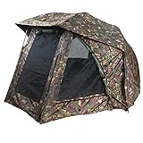 CampFeuer Karpfenzelt Blizzard für 1-2 Personen | 2000 mm Wassersäule, 2,42 x 2,42 x 1,32 m |...