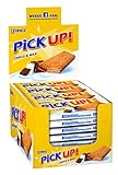 PiCK UP! Choco & Milk - Keksriegel - 24 Einzelpackungen mit Thekenaufsteller - 2 Butterkekse mit...