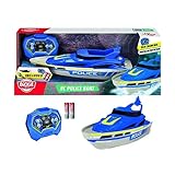 Dickie Toys - RC Polizei-Boot - ferngesteuertes Spielzeug-Boot in Polizei-Design ab 6 Jahren, Schiff...