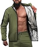 RDX Schwitzanzug Zum Abnehmen, Saunaanzug REACH OEKO TEX 100 ZERTIFIZIERT, Sauna Suit Fitnessanzug...