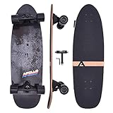 Apollo Surfskate pro Board | midi Longboard für Erwachsende, Kinder mit hochwertiger Surf Skate...