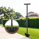 DAKEPOLE Rasenkantenschneider, 91 cm Halbmond-Form Manueller Rasenkantenstecher, Robuster...