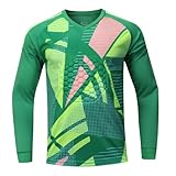 ZUYPSK Jungen Fußball Torwart Trikot Set Sportshirt Gepolstert Langarm Schutz Ausrüstung Anzug...