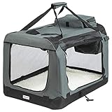 ONVAYA® Faltbare Transportbox für Hunde & Katzen | M | Faltbare Hundebox oder Katzenbox für Auto...