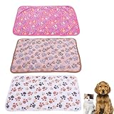 3 Stück Katzendecke, 40X60 cm Katzendecke Für Katzen, Kuscheldecke Hund Waschbar Und Flauschig...