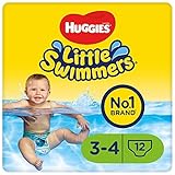 Huggies Little Swimmers Schwimmwindeln, Gr. 3-4, 12 Stück, 7-15kg