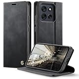 owlhold Handyhülle Motorola Moto G86 5G hülle Premium PU klapphülle RFID Lederhülle Faltbare...