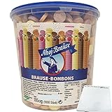 Ahoj Brause Bonbons Brauseplättchen mit Zitronen Orangen Himbeer Cola Geschmack 1000er (1800g) +...