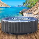 BRAST® Whirlpool aufblasbar MSpa Bergen für 4-8 Personen | viele Größen Ø180-224cm | In-...