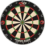RED DRAGON Razor Edge Tournament Approved Professional Standard Premium Bristle Dartboard