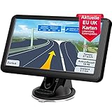 GPS Navigationsgerät für Auto LKW 2023 - Lehwey Navi LKW Navigation für Auto PKW, Europa UK 52...