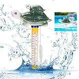 Schwimmende Pool Thermometer, Floating Pool Thermometer Wasser Temperatur Thermometer...