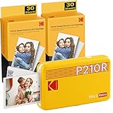 Kodak P210 Mini 2 Retro, Mobiler Handy Fotodrucker, Kompatibel mit Smartphone (iOS & Android),...