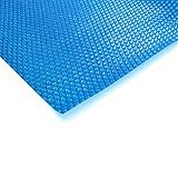 Zelsius Solarfolie, eckig | 8 x 5 m | blau | 400µ | Noppenfolie, schwimmend | Poolabdeckung, Solar...