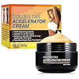 Bräunungsbeschleuniger-Creme 100g, Langanhaltende Schnellbräunungscreme, wirksam in Sonnenbänken...