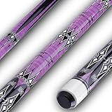 Sinsilvie 58' Pool Queue with 13mm Tip,19 20 oz Billiard Cue,Schwarz oder Weiß，1/2 Maple Queue...