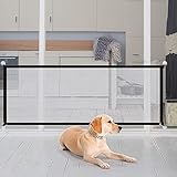 Türschutzgitter Ausziehbar 180 x 72 cm, Kinder Treppenschutzgitter Hundegitter Wohnung,...