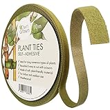 OwnGrown Klettband Pflanzenbinder: 10m Klettband selbstklebend extra stark als wetterfeste Rankhilfe...