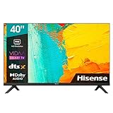 Hisense 40A4EG 101cm (40 Zoll) Fernseher Full HD Smart TV, Triple Tuner DVB-T2 / T/C / S2 / S, Works...