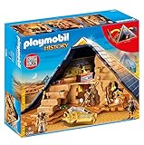 PLAYMOBIL History 5386 Pyramide des Pharao, Mit Geheim-Funktionen, Spielzeug für Kinder ab 6 Jahren...