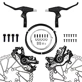 Chooee Mechanische Scheibenbremsen vordere/hintere Fahrradscheibenbremsen für Mountainbike,...