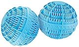 Rosenstein & Söhne Waschkugel: Keramik-Wäscheball mit 80 Mineralstoffen 2er-Set (Waschkugeln,...