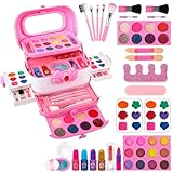 Make-up-Set für Kinder, Make-up-Set für Kinder – 26 Stück Fiktion Spiele echtes Make-up,...