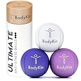 BodyKin Stressball x3 • Anti Stress Bälle für Rehabilitation, Entspannung und Muskelaufbau •...