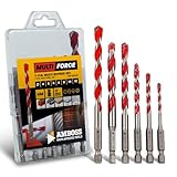 Amboss Mehrzweck Bohrer Set Multifunktionsbohrer Multibohrer 7teilig Ø 4,5,2x6,8,10,12 mm | für...