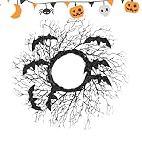 MWZBTG Türfür die Halloween Dekoration, Schwarzer Zweig Für Fenster, Gotische Deko Für...