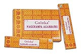 Goloka Nag Champa Räucherstäbchen, 16 Grms x 12 Schachteln , 12 Stück (1er Pack)