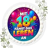 Für den Geburtstag ein Tortenbild, Zuckerbild mit Motiv, Essbares Foto für Torten, Tortenbild,...