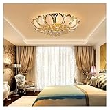 Klassische europäische buddhistische Tempel-Kristall-LED-Deckenleuchte, Wohnzimmer, d, rund,...