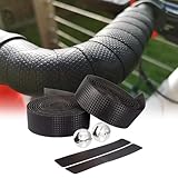 Cutiolly Cycling Fahrrad Lenkerband,2pcs Lenkerband,Lenkerband Rennrad Schwarz,Rutschfest Stoßfest...