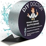 DIY Doctor Butylband – 50mm x 5m – Aluminium Wasserdichtes Reparaturband für Dachlecks –...