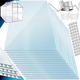 KESSER® 14x Polycarbonat Hohlkammerstegplatten 4mm | 14,7m² Doppelstegplatte - 70 x 150 |...