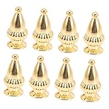 VILLCASE 8 Stück Nusslichter elektroplierend für Schlüssel Twist Tischlampe Clip-Lampenschirme...