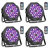 LED Par Strahler RGB Scheinwerfer Discolicht Partylicht für Stage DJ Disco Party Hochzeit Halloween...