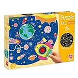 Goula- Puzzle XXL Weltraum - für Kinder in Großformat - Magisches Wende - Phosphoreszierend -...