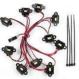 AKSDYIR Rc Auto Lampe Kits Für TRX4 Für TRX6 G63 T6 1/10 Radaugenbrauenlicht Radlauflampe Für...