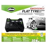 Slime 50129 Flat Tyre Puncture Repair, Emergency Kit, Includes Sealant and Tyre Inflator Pump,...