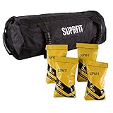 Suprfit Sandbag - Power Bag für Functional Training, Core Bag inkl. Sieben befüllbarer...