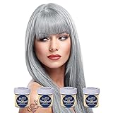 La Riche Directions semipermanente Haarfarbe Tönung 4er-Packung - Silber - für gebleichtes Haar