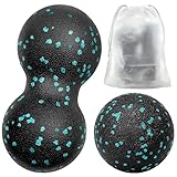 Gemtte Faszienball und Duoball, 2 Stück Massageball Set, Klein Faszienball Nacken für Wirbelsäule...