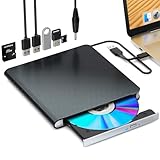 Externes Blu-ray Laufwerk Blu-ray Laufwerk BD/DVD Player Lesen/Schreiben Tragbares Blu-ray Laufwerk...