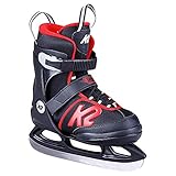 K2 Skates Jungen Schlittschuhe Joker Ice, black - red, 25D0303.1.1.L