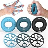 FUNFLEX Griffkraft Trainer Set -6-Teilig- Unterarmtrainer,Handtrainer Fingertrainer, Fingerstrecker,...