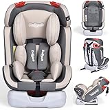 Daliya Sitorino 0-36 KG 0-12 Jahre Autositz Kindersitz Gruppe 0+1+2+3 Beige mit Isofix Fix und Top...