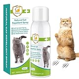 Katzenabwehrspray für Katzen, Verbesserte Fernhaltespray Katzen für Innen und Außen, Anti Katzen...