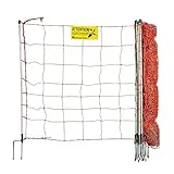 horizont strongLine Hundezaun 50m lang, 90cm hoch - 14 Fiberglaspfähle mit Doppelspitze -...